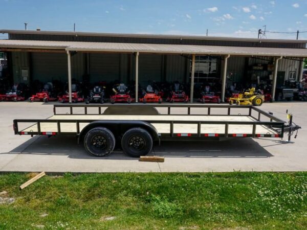 7x20 Straight Deck Utility Trailer with No Gate (2) 3,500 Axles - Image 8