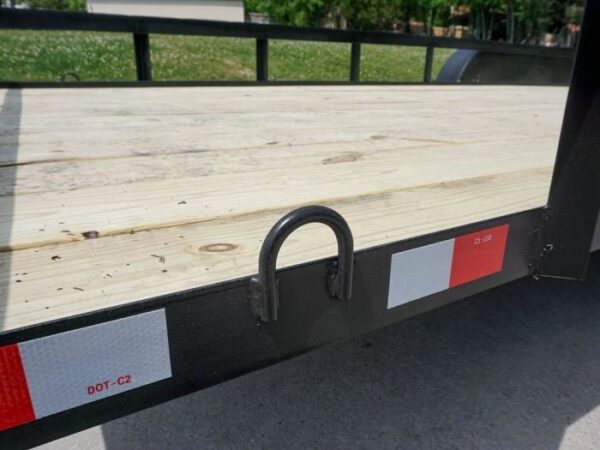 7x20 Straight Deck Utility Trailer with No Gate (2) 3,500 Axles - Image 13