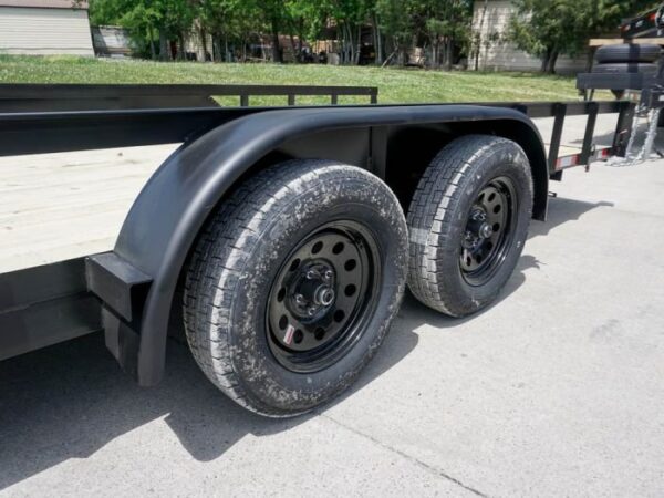 7x20 Straight Deck Utility Trailer with No Gate (2) 3,500 Axles - Image 14