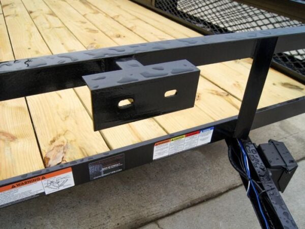 6.4x14 Dovetail Utility Trailer with Side Baskets (2) 3500lb Axles - Image 10