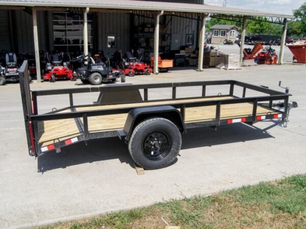 5x12 Dovetail Utility Trailer 3500lb Axle - Image 7