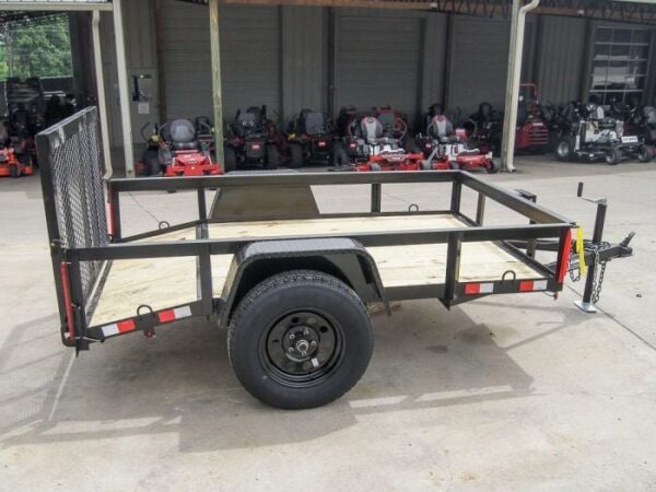 5x8 Dovetail Utility Trailer Single 3,500lb Axle