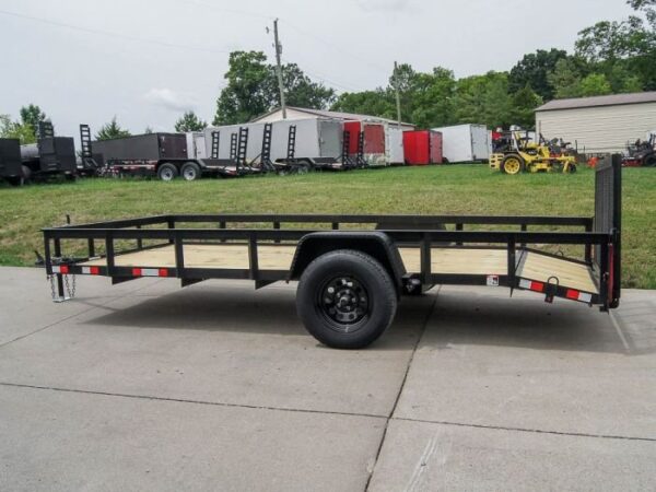 6.4x14 Dovetail Utility Trailer 3,500lb Axle - Image 4