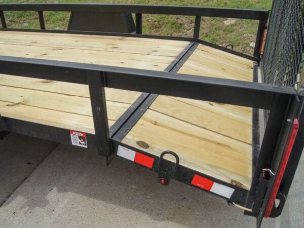 6.4x14 Dovetail Utility Trailer 3,500lb Axle - Image 10