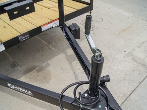 6.4x12 Dovetail Utility Trailer (2) 3500lb Axles - Image 6