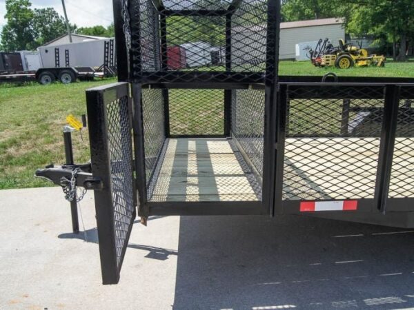 7x16 Straight Deck Utility Trailer with Stacked Baskets (2) 3500lb Axle - Image 17