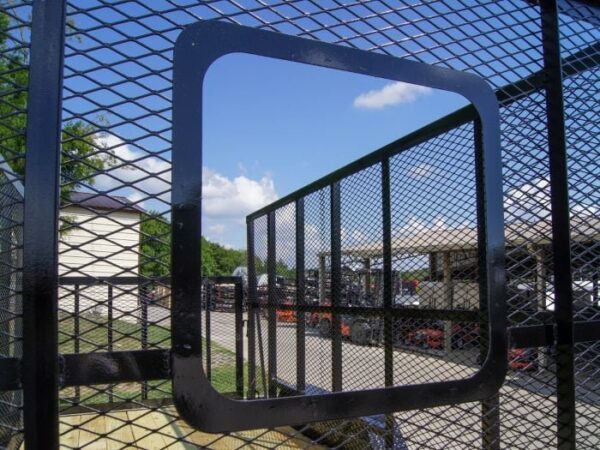 6.4' x 14' (2) 3500 Axles Leaf Cage Debris Loader Utility Trailer - Image 2