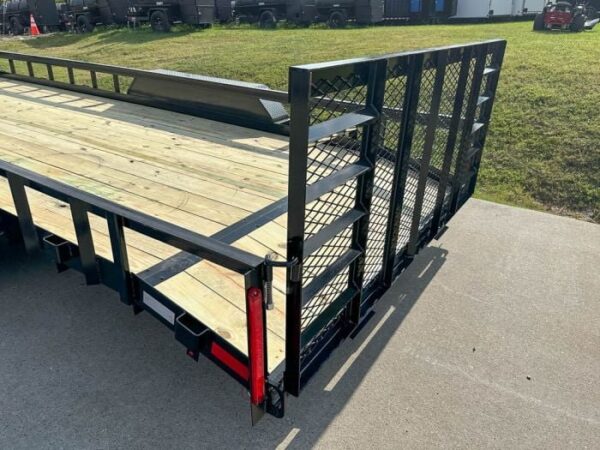 7x20 Heavy Duty Dovetail Utility Trailer (2) 5,200lb Axles with Brakes