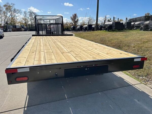 8.5x18 Deckover Trailer (2) 7,000lb Axles with Slide Out Ramps - Image 6