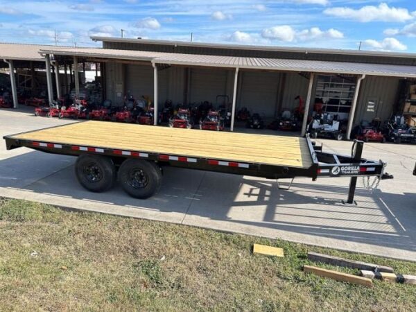 8.5x18 Deckover Trailer (2) 7,000lb Axles with Slide Out Ramps - Image 8