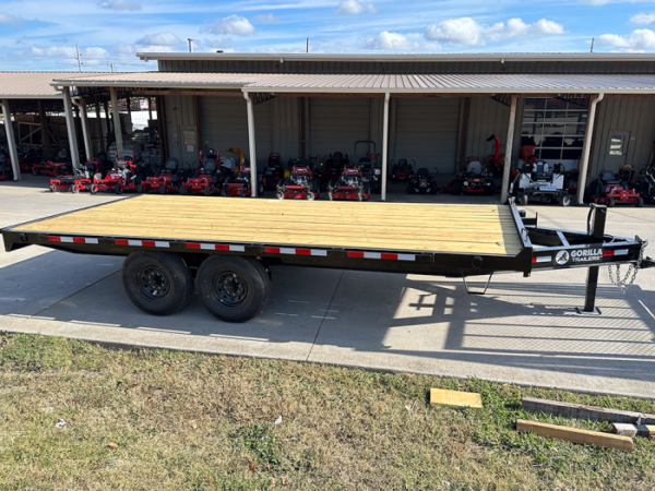 8.5x18 Deckover Trailer (2) 7,000lb Axles with Slide Out Ramps - Image 9