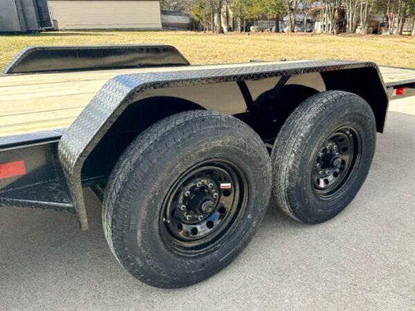 7x20 Heavy Duty Hydraulic Tilt Car Hauler Trailer (2) 7K Axles - Image 3