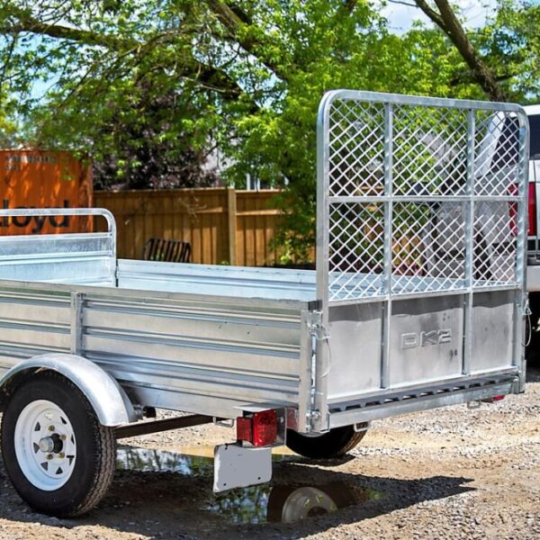 MMT5X7G-DUG 4.5' x 7.5' Utility Trailer Galvanized Drive Up Gate - Image 2