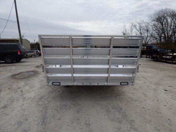 6.4' x 16' All Aluminum Utility Trailer Dual Axle Straight Deck - Image 10