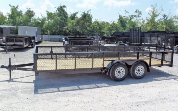 Utility Trailer 6.4 x 18 Straight Deck 2ft Mesh Sides - Image 4