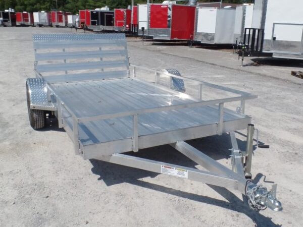 6.4'x12' All Aluminum Straight Utility Trailer 3500 lb Axle - Image 2