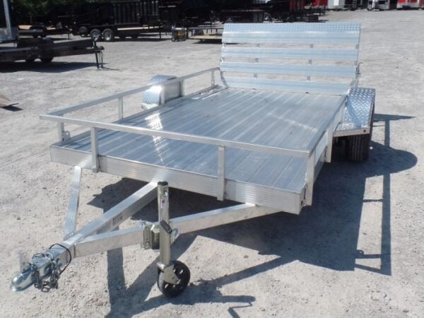 6.4'x12' All Aluminum Straight Utility Trailer 3500 lb Axle - Image 9