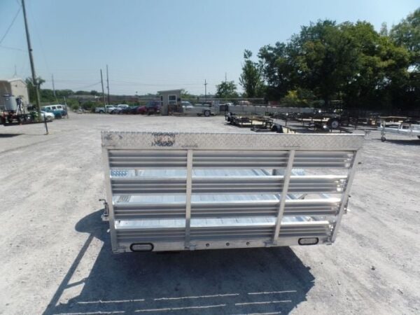 6.4'x12' All Aluminum Straight Utility Trailer 3500 lb Axle - Image 4