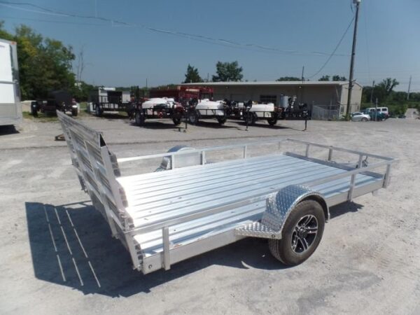 6.4'x12' All Aluminum Straight Utility Trailer 3500 lb Axle - Image 8