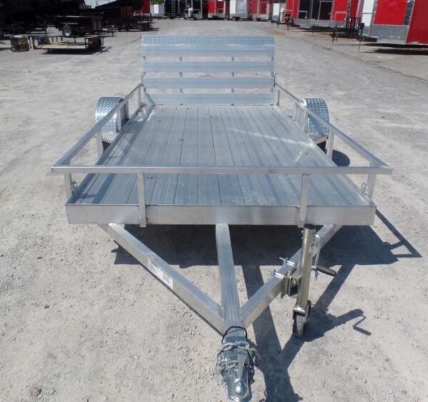 6.4'x12' All Aluminum Straight Utility Trailer 3500 lb Axle - Image 11