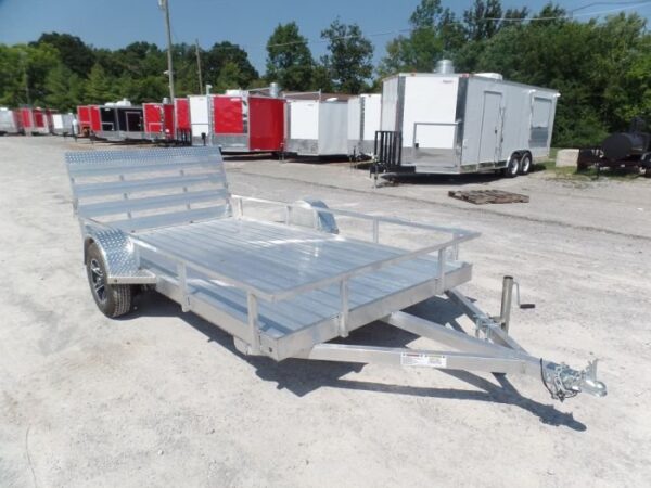 6.4'x12' All Aluminum Straight Utility Trailer 3500 lb Axle - Image 6