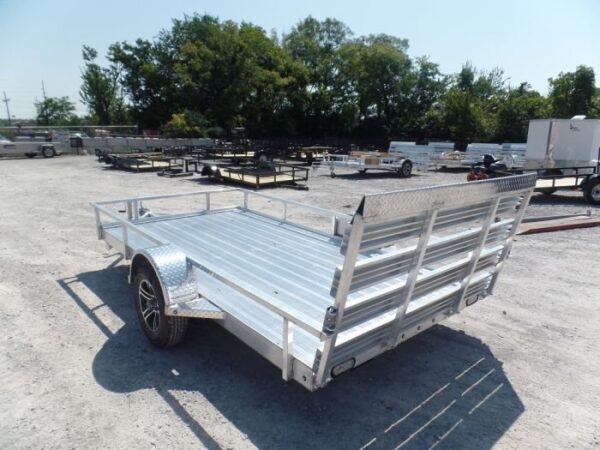 6.4'x12' All Aluminum Straight Utility Trailer 3500 lb Axle - Image 5