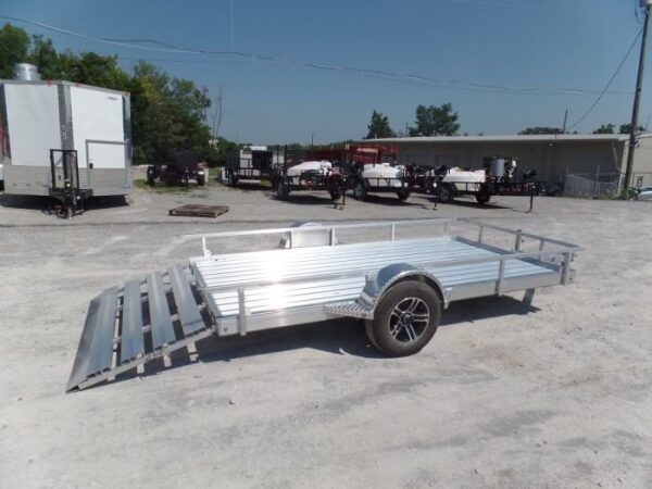 6.4'x12' All Aluminum Straight Utility Trailer 3500 lb Axle - Image 14