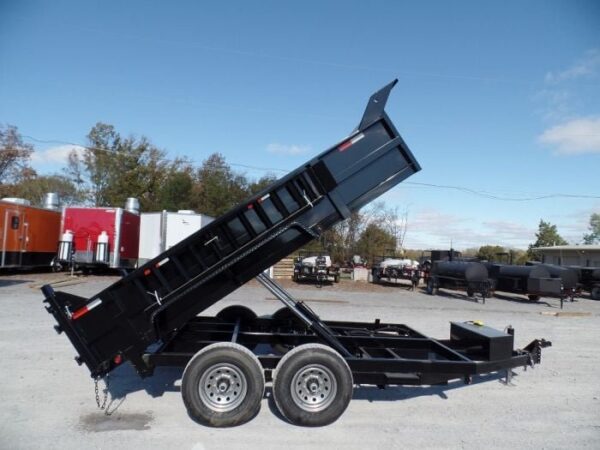 7x12 Hydraulic Dump Trailer with 2ft Sides (2) 6K Axles - Image 10