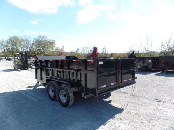 Hydraulic Dump Trailer 7x14 Landscape Equipment 3ft Sides - Image 21