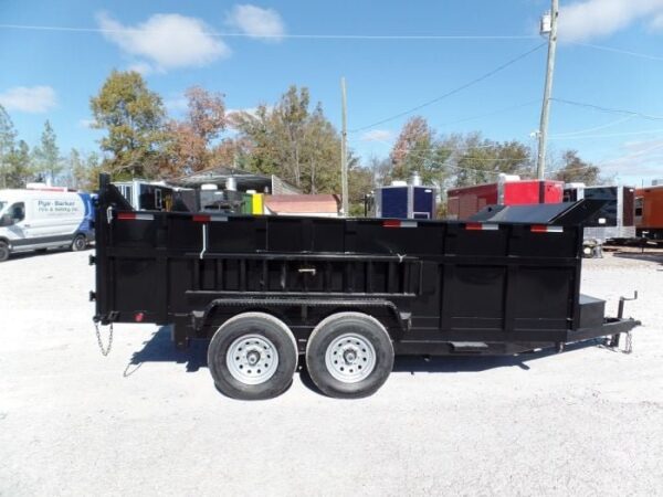 Hydraulic Dump Trailer 7x14 Landscape Equipment 3ft Sides - Image 9