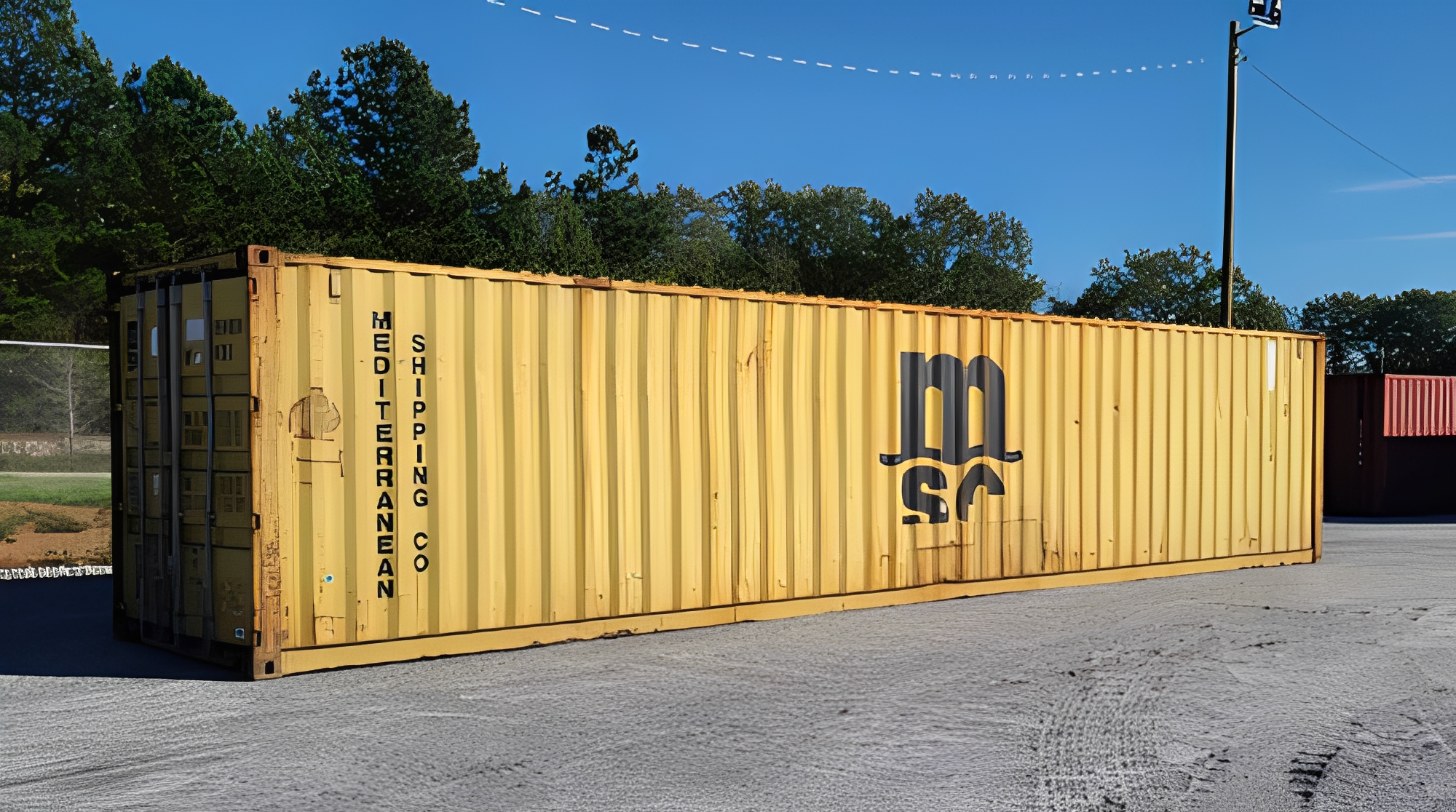 standard 40ft shipping container