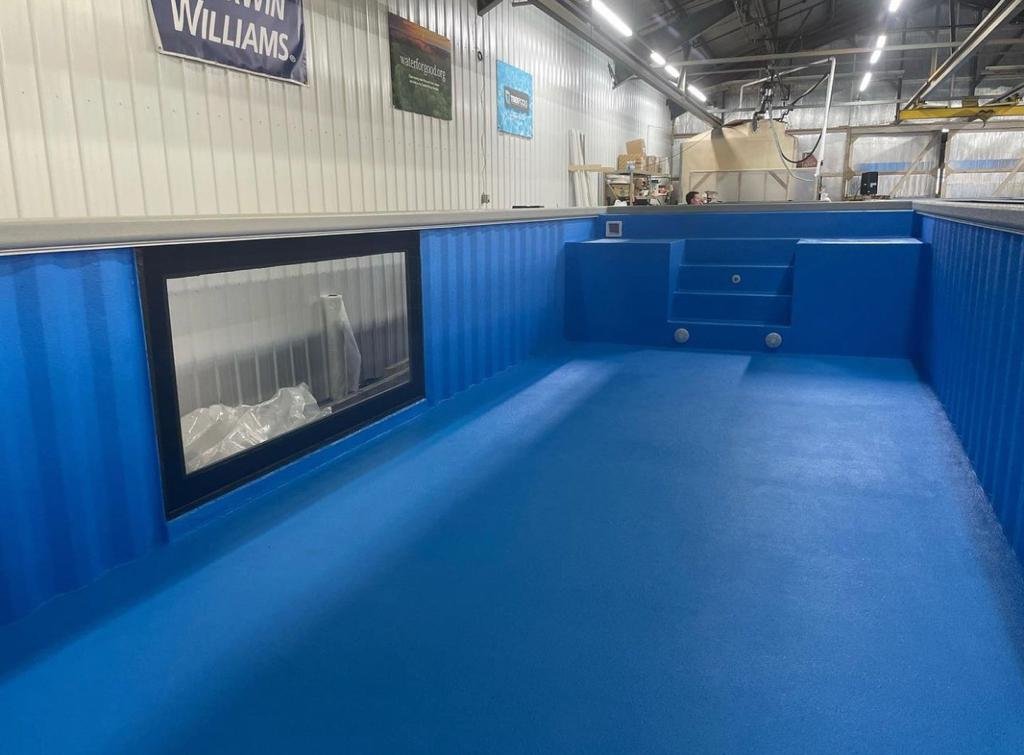 40ft Shipping Container Pool – Luxury Modular Pool, Durable Steel Construction, Ready-to-Use Design